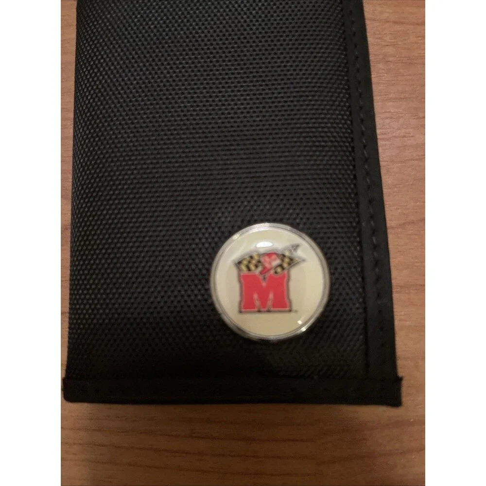 Streetwear Id Holder Maryland Terripans Canvas Id Window Key Ring Black